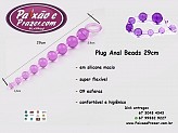 Plug anal beads 29cm  Silicone flexvel